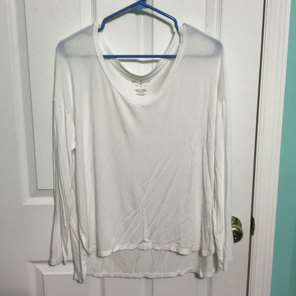 White Long Sleeve Top